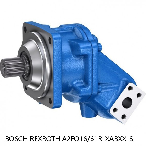 A2FO16/61R-XABXX-S BOSCH REXROTH A2FO FIXED DISPLACEMENT PUMPS