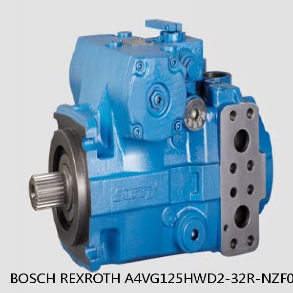 A4VG125HWD2-32R-NZF02F071S-S BOSCH REXROTH A4VG VARIABLE DISPLACEMENT PUMPS