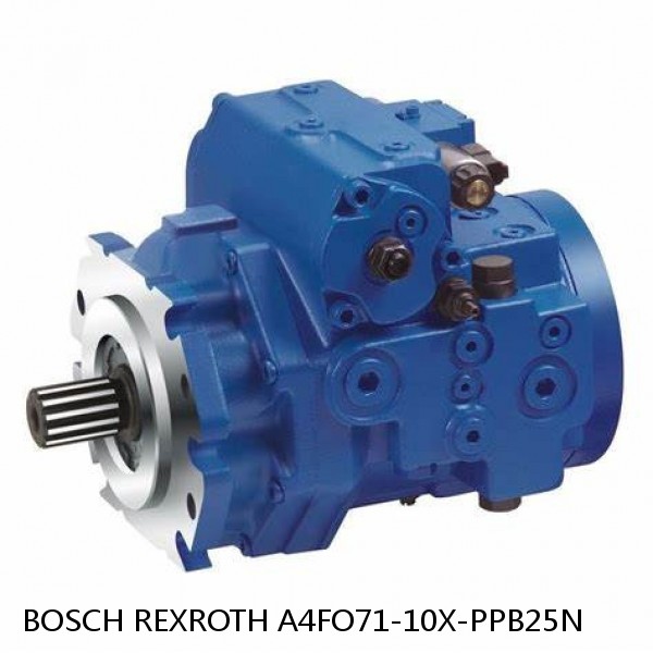 A4FO71-10X-PPB25N BOSCH REXROTH A4FO FIXED DISPLACEMENT PUMPS