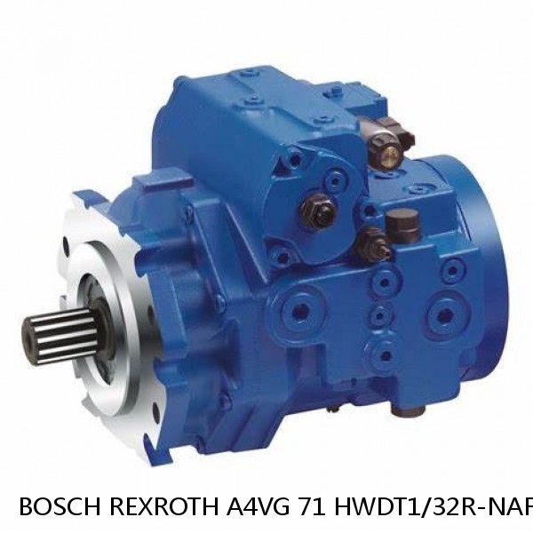 A4VG 71 HWDT1/32R-NAF02K041E BOSCH REXROTH A4VG VARIABLE DISPLACEMENT PUMPS #1 small image