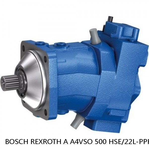 A A4VSO 500 HSE/22L-PPH13N00-SO168 BOSCH REXROTH A4VSO VARIABLE DISPLACEMENT PUMPS